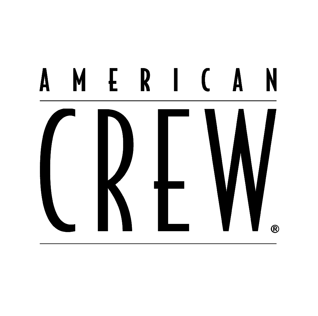 Logo American Crew in Witte Circle kopie