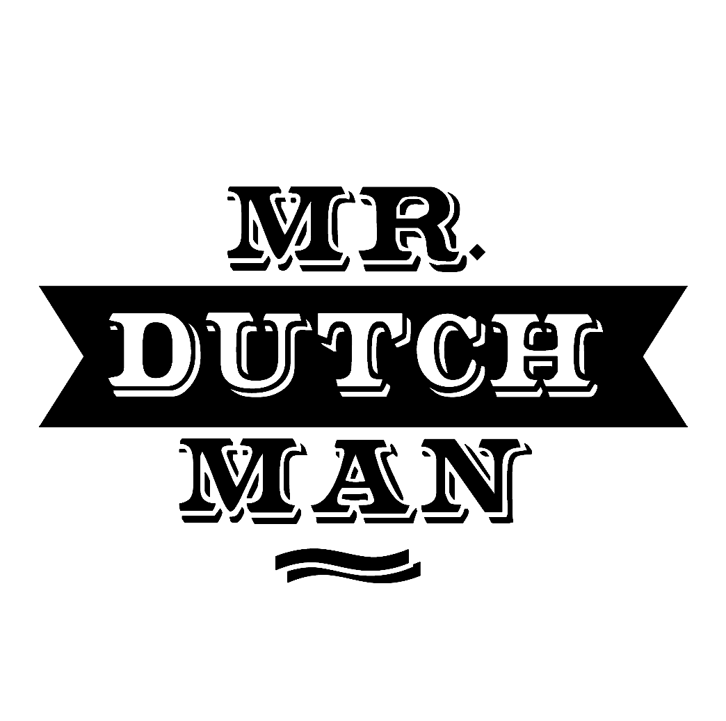 Logo Mr. Dutchman in Witte Circle kopie