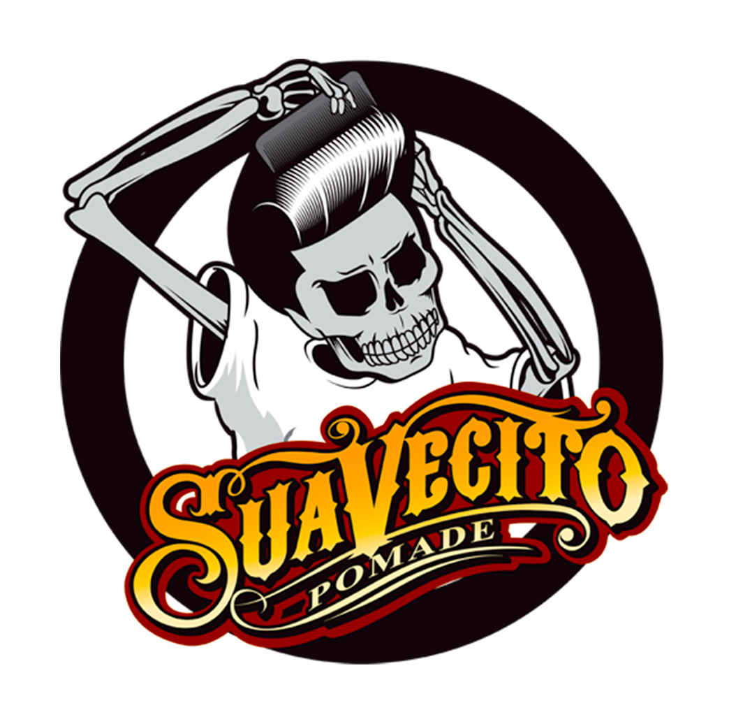 Logo Suavecito in Witte Circle kopie